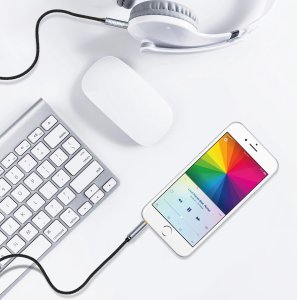 Choetech Kabel Choetech AUX002 mini jack 3.5mm (męski) / mini jack 3.5mm (męski) 1.2m - czarny 5