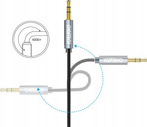 Choetech Kabel Choetech AUX002 mini jack 3.5mm (męski) / mini jack 3.5mm (męski) 1.2m - czarny 8