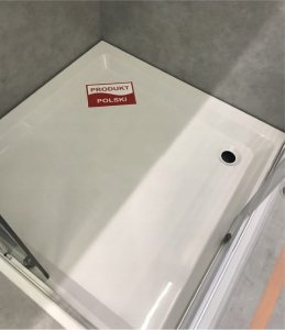 Savana Kabina prysznicowa z brodzikiem narożna kwadratowa 80x80x196 cm Grafitowa 4