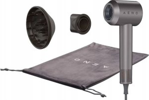 Suszarka Aeno AENO Plaukų džiovintuvas HD1, high speed, airflow 100 km/h, NTC sensor, 1500W, ionization, incl. diffusor, concentrator, travel bag 1