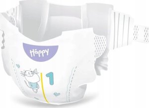 Happy HAPPY Newborn (2-5kg) diapers 42pcs, size 1 NEW, BB-054-NB42-W01 3