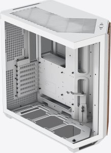 Obudowa Apnx APNX V1 PC-Gehuse, Midi-Tower, ATX, Tempered Glass - Holz, wei 2