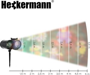 Heckermann Projektor świąteczny LED Heckermann W1805 3