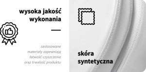 Activeshop Elektryczny fotel kosmetyczny SILLON Luxury 3 silniki biały sterowanie nożne 24
