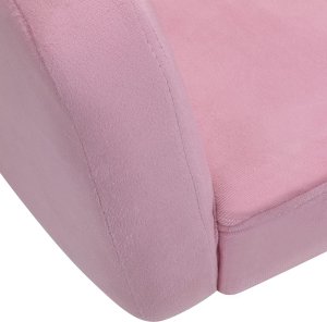 Activeshop 4Rico fotel obrotowy QS-BL14G aksamit różowe 6