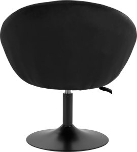 Activeshop 4Rico fotel obrotowy QS-BL12B aksamit czarny 4