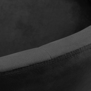 Activeshop 4Rico fotel obrotowy QS-BL12B aksamit czarny 7