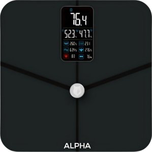 Waga łazienkowa Alpha WAGA ŁAZIENKOWA ELEKTRONICZNA ANALITYCZNA POMIAR TŁUSZCZU BMI SMART ALPHA 2
