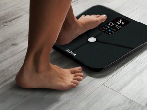 Waga łazienkowa Alpha WAGA ŁAZIENKOWA ELEKTRONICZNA ANALITYCZNA POMIAR TŁUSZCZU BMI SMART ALPHA 4