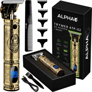 Trymer Alpha Maszynka do Strzyżenia i Golenia Włosów i Głowy - Trymer do Brody Alpha 5