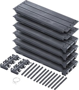 Kadax KADAX Warzywniak Podwyższona Grządka Skrzynia Ogrodowa Rabata Antracyt 150x75cm 5