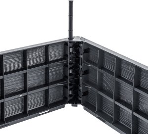 Kadax KADAX Warzywniak Podwyższona Grządka Skrzynia Ogrodowa Rabata Antracyt 150x75cm 7