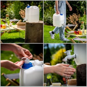 Kadax KADAX kanister z kranem i dozownikiem do mydła 10L 14