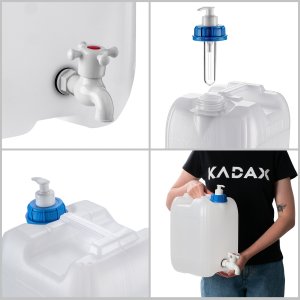 Kadax KADAX kanister z kranem i dozownikiem do mydła 10L 9