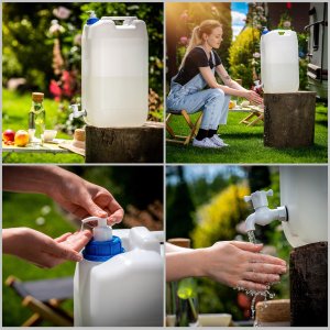 Kadax KADAX kanister z kranem i dozownikiem do mydła 30L 14