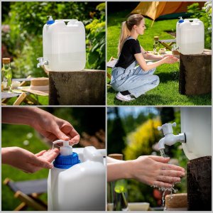 Kadax KADAX kanister z kranem i dozownikiem do mydła 20L 14