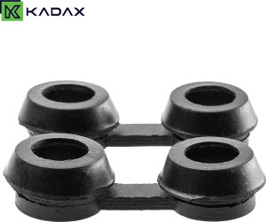 Kadax KADAX Łącznik Do Wycieraczek Gumowy Czarny 7x7cm 4