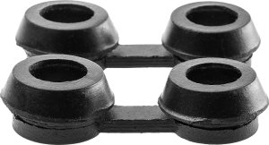 Kadax KADAX Łącznik Do Wycieraczek Gumowy Czarny 7x7cm 5