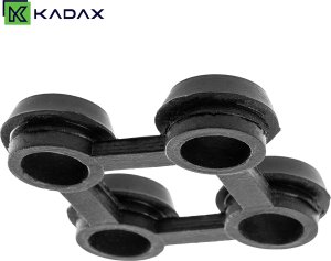 Kadax KADAX Łącznik Do Wycieraczek Gumowy Czarny 7x7cm 6