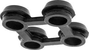 Kadax KADAX Łącznik Do Wycieraczek Gumowy Czarny 7x7cm 7