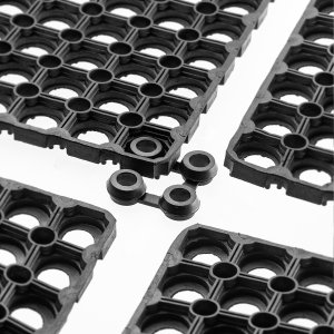 Kadax KADAX Łącznik Do Wycieraczek Gumowy Czarny 7x7cm 8