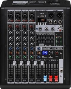 DNA DNA HLC 4 MK2 analogowy mikser dźwięku 4 kanały USB MP3 Bluetooth Phantom DSP 1