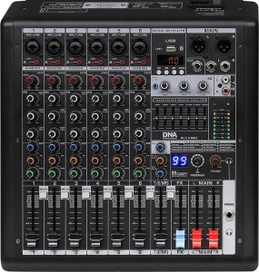DNA DNA HLC 6 MK2 analogowy mikser dźwięku 6 kanałów USB MP3 Bluetooth Phantom DSP 1