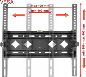 VETOUSON Super Mocny Uchwyt do Telewizora 25-80 cali 80kg VX-702 Regulacja nachylenia 4