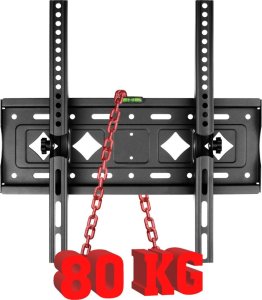 VETOUSON Super Mocny Uchwyt do Telewizora 25-80 cali 80kg VX-702 Regulacja nachylenia 6