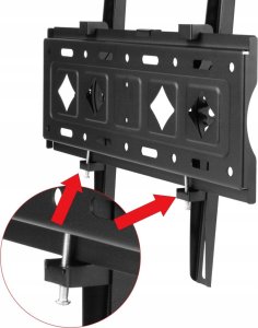 VETOUSON Super Mocny Uchwyt do Telewizora 25-80 cali 80kg VX-702 Regulacja nachylenia 7