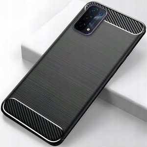 Hello Case Etui do Oppo A54 5G / A74 5G / A93 5G (Czarne, Pancerne, Karbon) 3