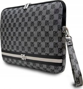 Etui DKNY DKNY Sleeve DKCS14PVSHLK 14"              czarny/black Checkered Pattern Printed Stripes 2