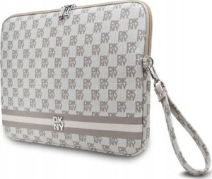 Etui DKNY Sleeve DKCS14PVSHLE 14" beżowy/beige Checkered Pattern Printed Stripes 2