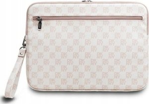 Etui DKNY Sleeve DKCS14PVSHLP 14" różowy/pink Checkered Pattern Printed Stripes 3
