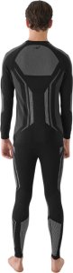 4f Legginsy termoaktywne męskie 4F M166 czarno-szare 4FWAW24USEAM166 20S L/XL 2