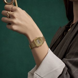 Zegarek Casio Zegarek damski Casio LA680WEGV-9AEF złoty 5