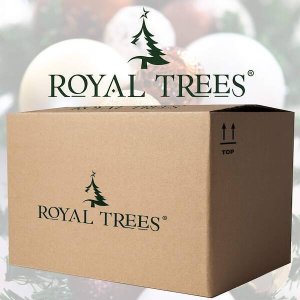 Springos Choinka sztuczna 150 cm Premium Royal Trees świerk syberyjski z drewnianym stojakiem UNIWERSALNY 11