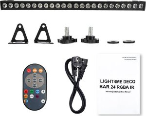 LIGHT4ME LIGHT4ME DECO BAR 24 RGBA IR listwa oświetleniowa belka LED oświetlenie sceniczne pilot 5