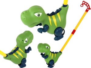 LeanToys Zabawka Popychacz T-Rex Dinozaur Na Kiju Pierwsze Kroki LEAN Toys 1