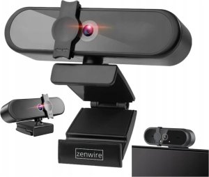 Kamera internetowa Zenwire Kamera Internetowa z Mikrofonem do Komputera USB 3.0 Zaślepka Full HD 1080p Zenwire W1 1