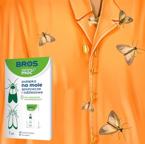 Bros BROS - Zielona Moc pułapka na mole spożywcze i odzieżowe - 10 szt. 5
