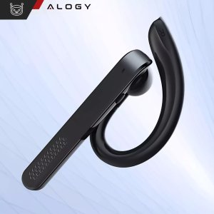 Słuchawki Alogy Słuchawka Bluetooth Alogy Earphone do telefonu wodoodporna IPX4 do prowadzenia rozmów Czarna 4