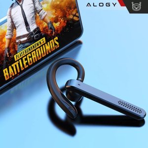 Słuchawki Alogy Słuchawka Bluetooth Alogy Earphone do telefonu wodoodporna IPX4 do prowadzenia rozmów Czarna 10