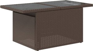 vidaXL vidaXL 6-cz. zestaw wypoczynkowy do ogrodu, z poduszkami, brązowy 3