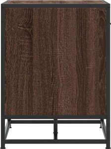 vidaXL vidaXL Ławka na buty Brązowy Dąb 60x40x53,5 cm Drewno i metal 5
