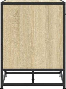 vidaXL vidaXL Ławka na buty Sonoma Oak 60x40x53,5 cm Drewno klejone i metal 5