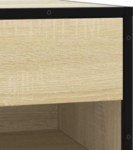 vidaXL vidaXL Ławka na buty Sonoma Oak 60x40x53,5 cm Drewno klejone i metal 8