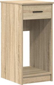 vidaXL vidaXL Stojak pod komputer z szufladą, dąb sonoma, 35x45x77 cm 2