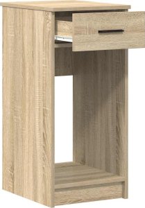 vidaXL vidaXL Stojak pod komputer z szufladą, dąb sonoma, 35x45x77 cm 4