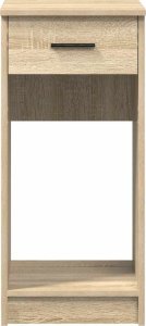 vidaXL vidaXL Stojak pod komputer z szufladą, dąb sonoma, 35x45x77 cm 5